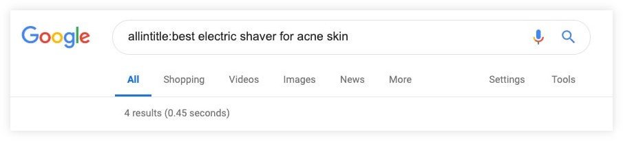 allintitle-acne-example